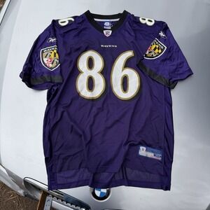 Reebok Equipment Baltimore Ravens Heap #86 Purple Home Jersey Men's XL NFL